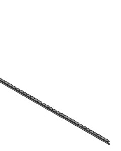 Spacer bar galv f/ Light Trap VC130 1375x12.5x1.5mm back